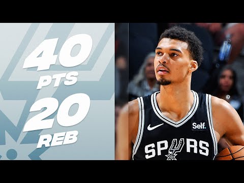Watch highlights: 40 points and 20 rebounds vs the Knicks